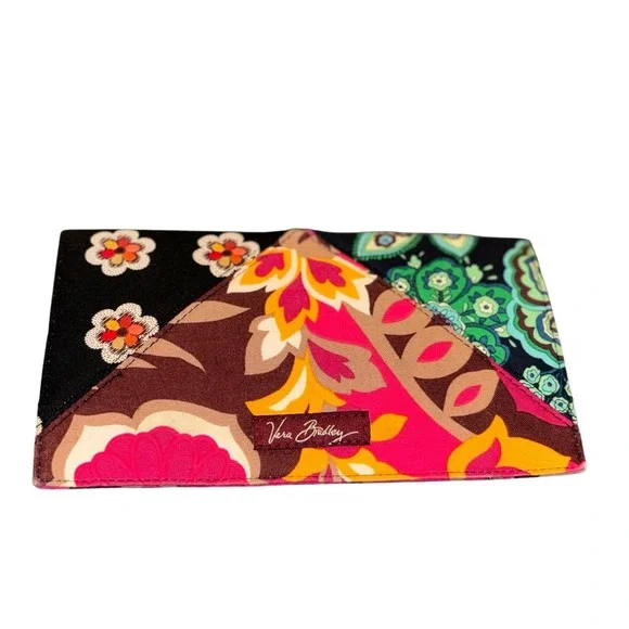Vera‎ Bradley Card Holder Wallet Pouch Colorful Floral Patchwork - Picture 2 of 3